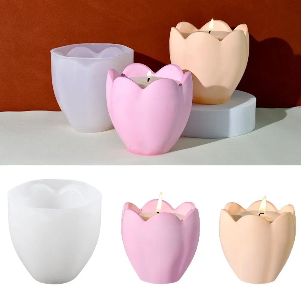 Tulip Candle Holder Silicone M - Soap Making Gifts ulasan dan harga