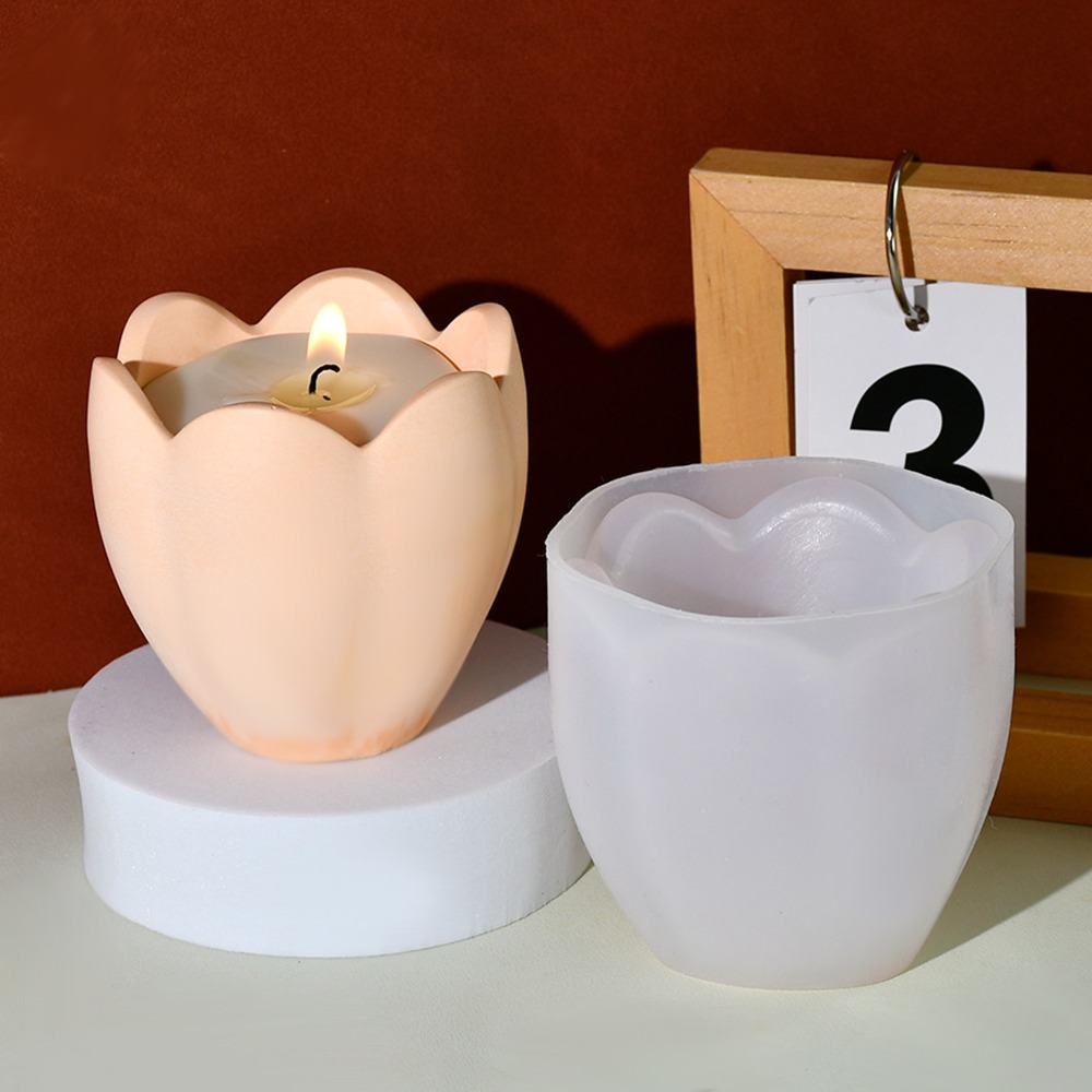 Tulip Candle Holder Silicone M - Soap Making Gifts ulasan dan harga