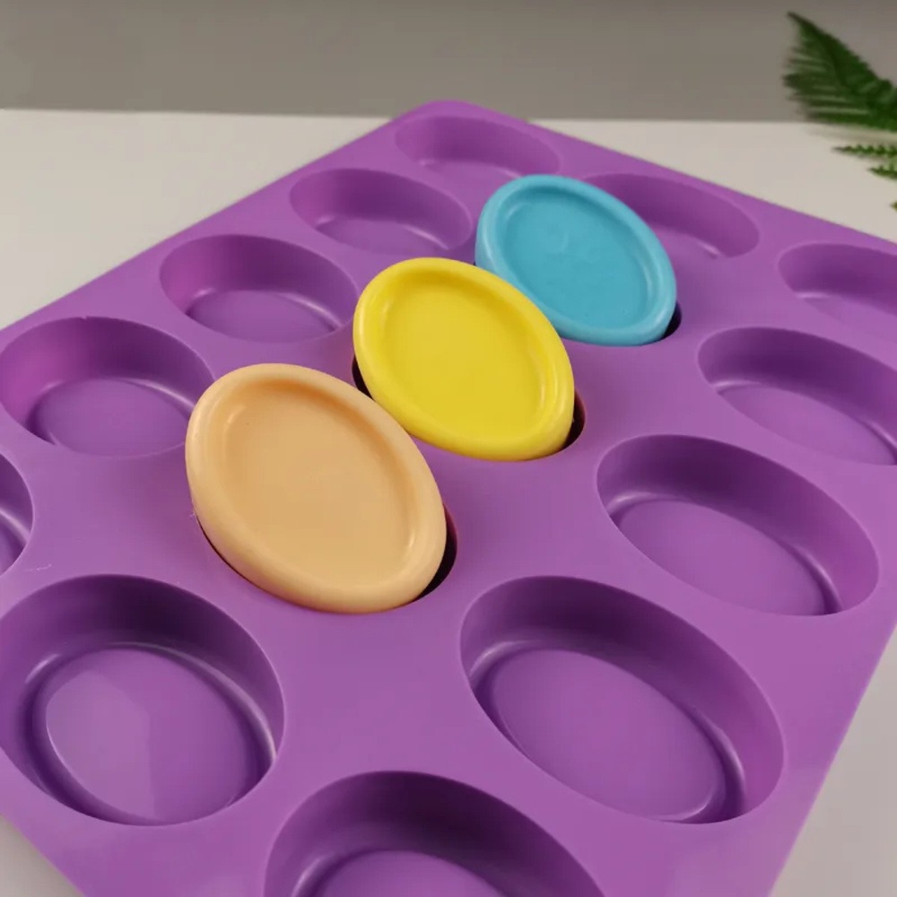 Silicone Oval Soap Molds 15cup - Soap Making Kit For Beginners ulasan dan harga